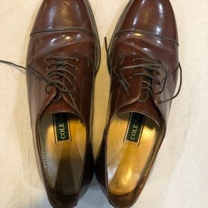 Cole Haan brown work shoes